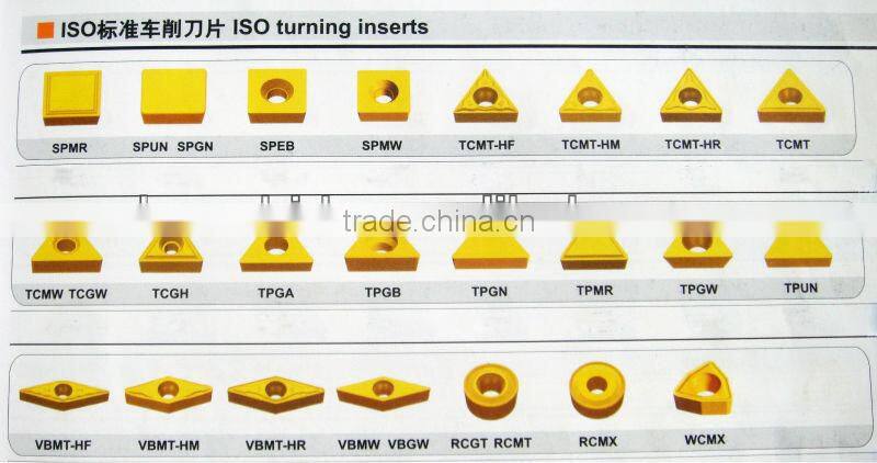 tungsten carbide turning inserts with Coating TICN/AL 203
