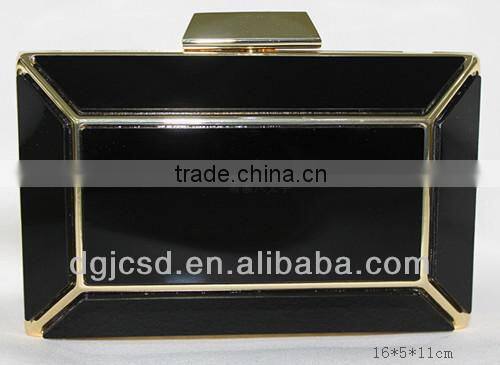 New color 0861 Amber adhesive evening clutch bag