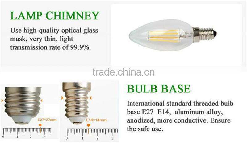 Vintage Retro LED Energy Saving Edison Bulb E27 Socket ST58 2/4/6W Screw Light