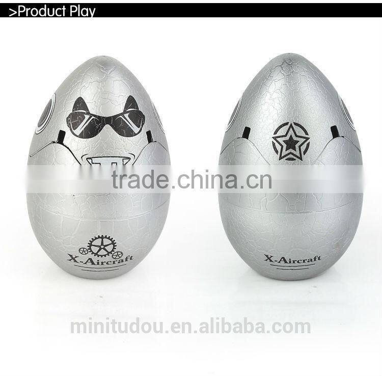 2014 New Products 7.9CM 4CH 6 Axis Flying Egg Quadcopter Toy 6057