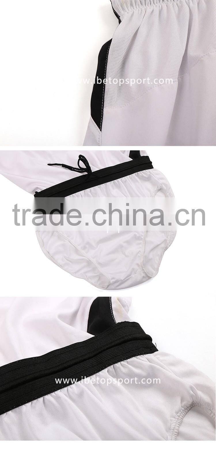 Hot design custom team white soccer short OEM service with innerl ining