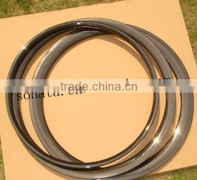 clear coating carbon clincher rim 20mm
