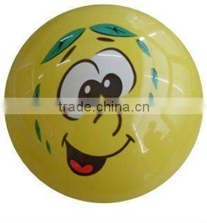attached ball/pvc decal ball/Cartoon smiling face kids play beach ball