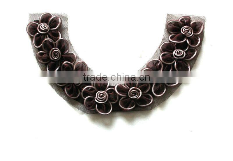 New arrival latest design Fashion women flower lace collar wholesale