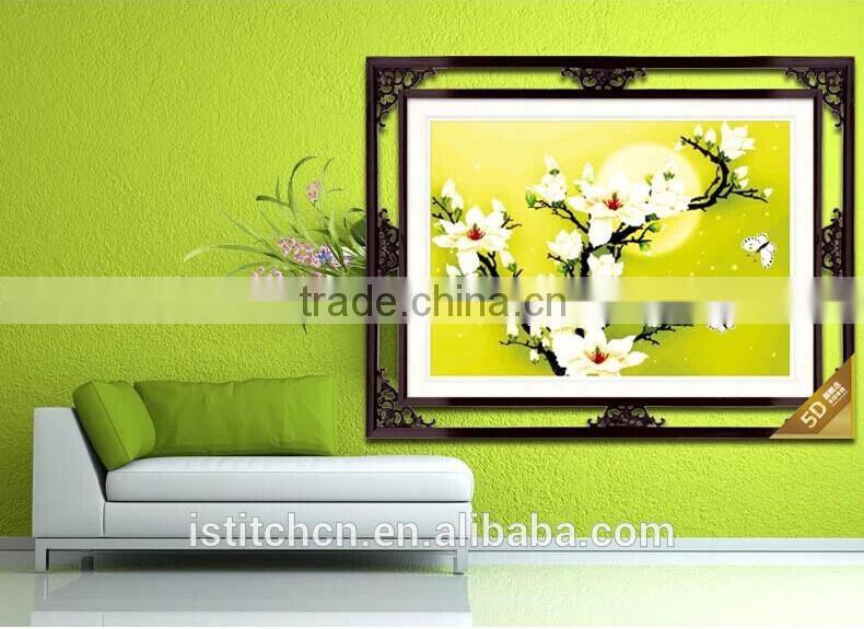 Magnolia flower 2014 new 3D cross stitch
