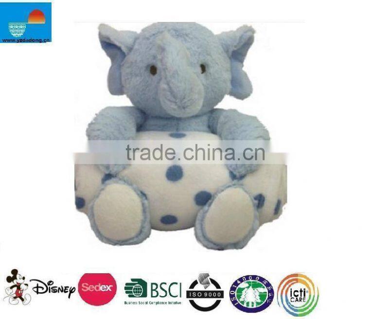 Plush elephant with blanket
