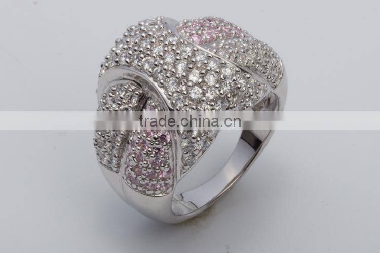 New Fashion Simple couple ring sterling silver jewelry engagement ring in 916 gold