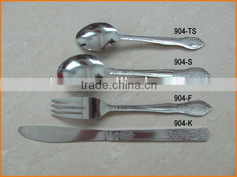 904 stainless steel cutlery set