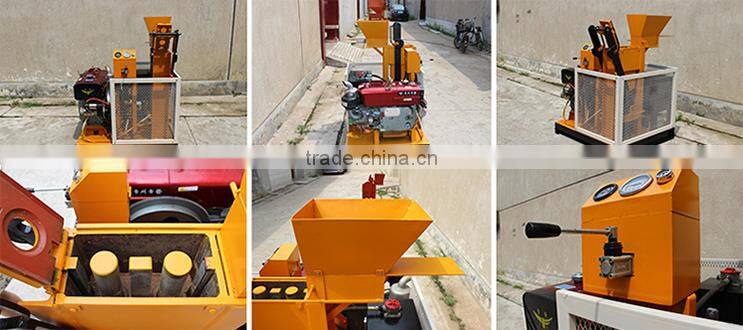 FL1-25 hydraulic interlocking brick making machine for small business