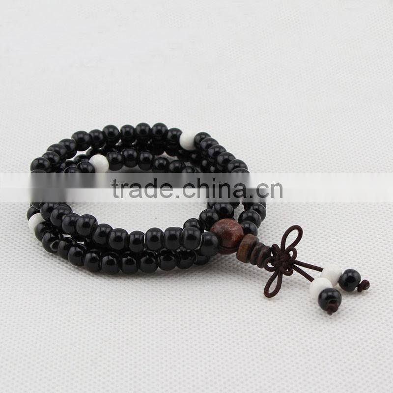 Bracelet of Ceramic Fashion Unisex Porcelain mala prayer beads wholesale