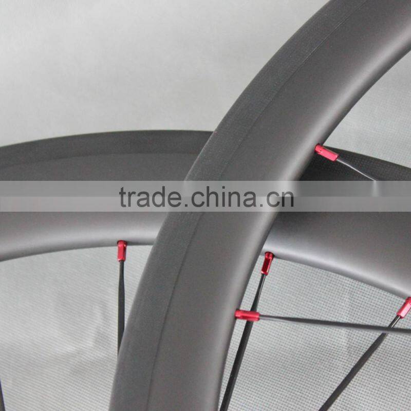 Fromt 40mm rear 56mm carbon road bike wheels road combined bicycle wheel clincher W40C