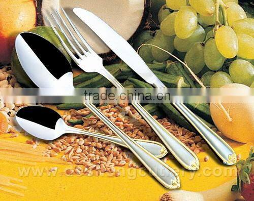 wedding favors stainless steel cutlery golden plated flatware kitchen cutlery set