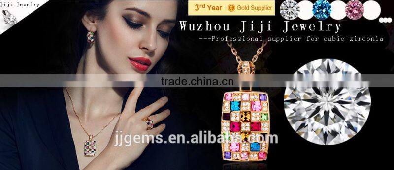 Wholesale grade aaaaa single checkerboard zirconia stones price