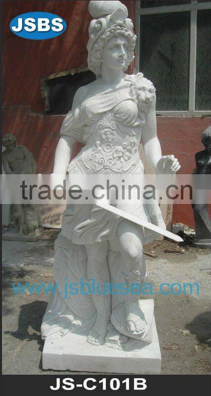 White marble Virgin Mary