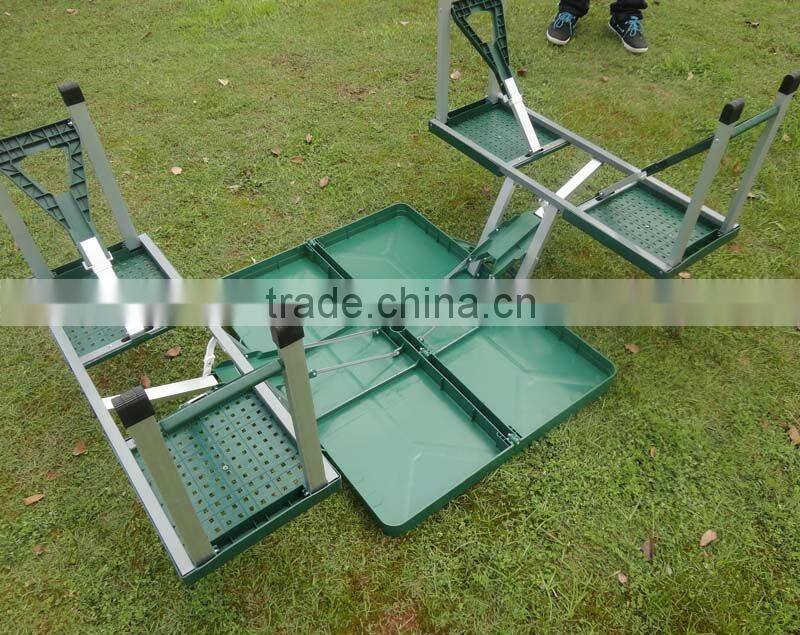 plastic Folding camping Table picnic Portable Table and 4 chair