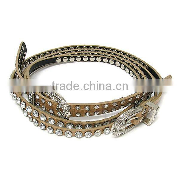 Wholesale Women's Faux Hair Leopard Western Belts