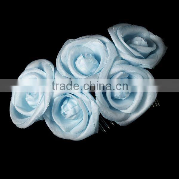 Charming Dark Brown Flower Bridal Hair Comb Wedding Hair Accessories