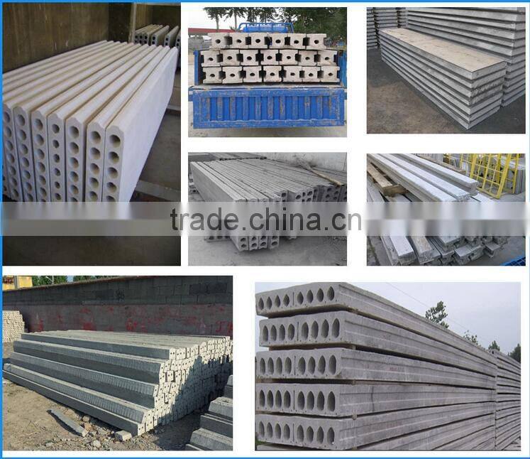 Concrete hollow core slab making machine