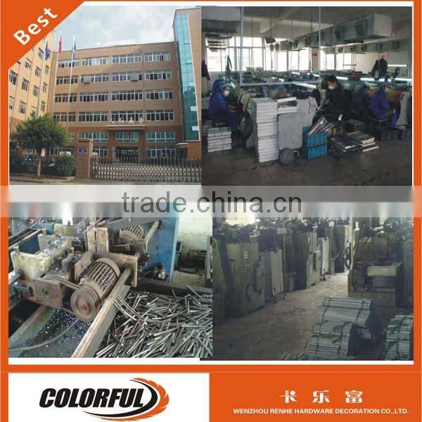 solid stainless steel square iron handle