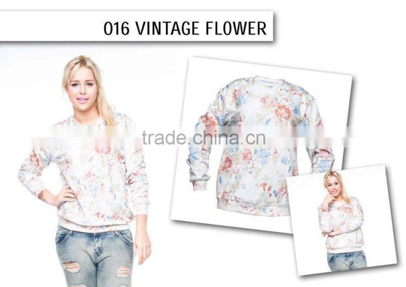 fashion enjoy coffee high quality 3d digital print fullprint crewneck sweatshirt spring autumn unisex custom oversized pullover