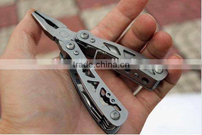 outdoor camping mini 9 in 1 multi purpose pliers toolkit