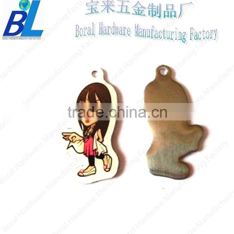Various printed metal cartoon baby pendant phone strap