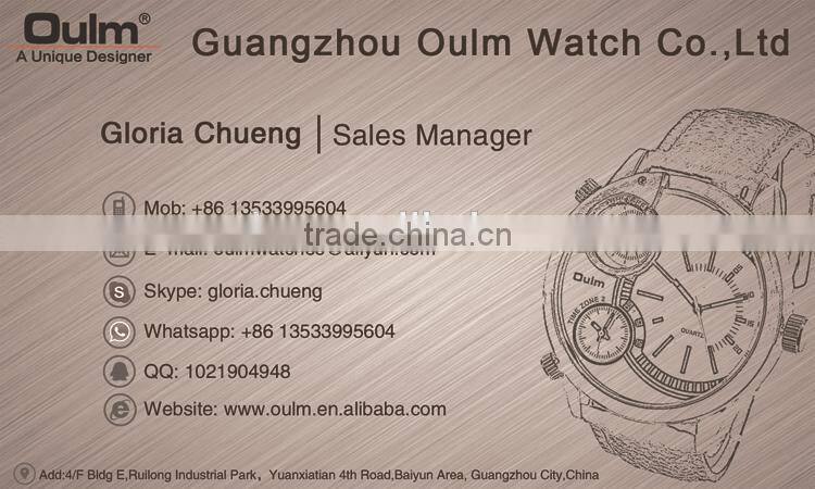 oulm big dial ladies watches, fashion women watch, colorful analog watch