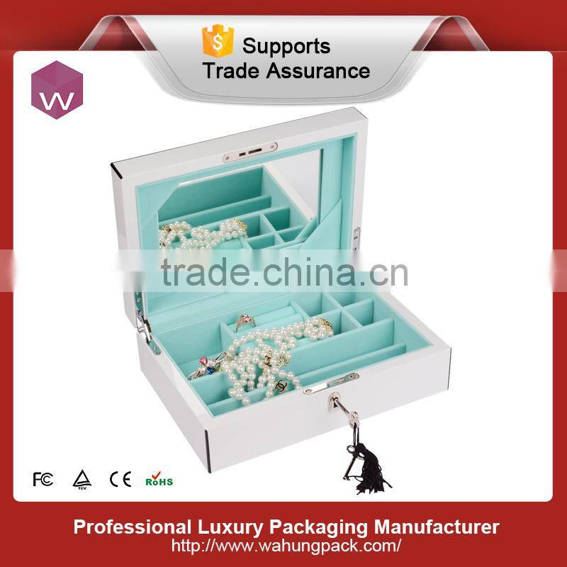 happy wedding wood with paper jewelry box