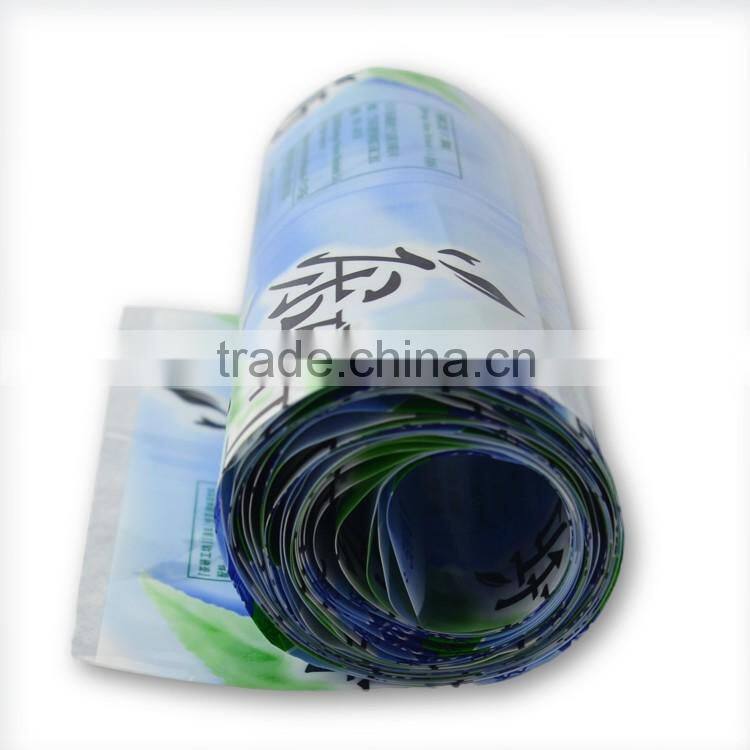 custom size opp self adhesive seal food grade packing film with custom printing for tea