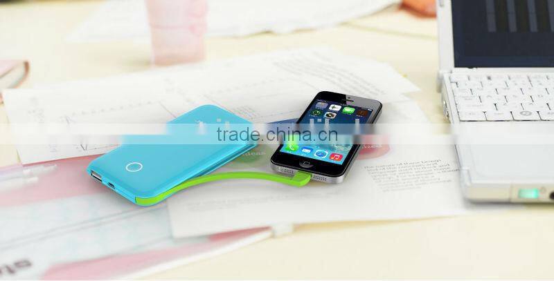 6600mah Li-Polymer battery portable power bank for cell phones with private label