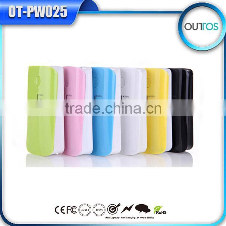 Free logo printing power bank mobile charger 5200mah