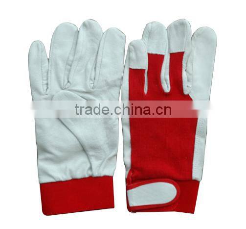 Pig Grain Leather Mechanic Tool Glove