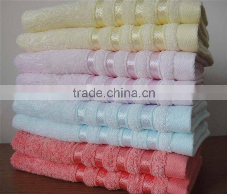 3 pieces 100% cotton gift sets of towels promotional beach towel SD-822