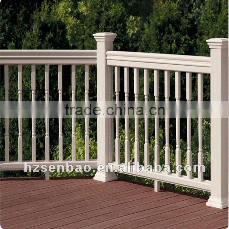 2012 New White WPC Guardrail Column Fence