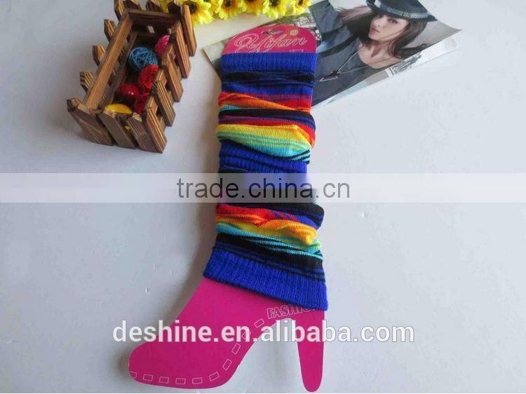 wholesale rainbow colors boot cuffs ST180