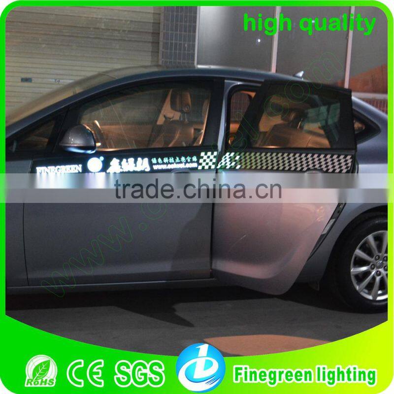 el car advertisement, lighting your car