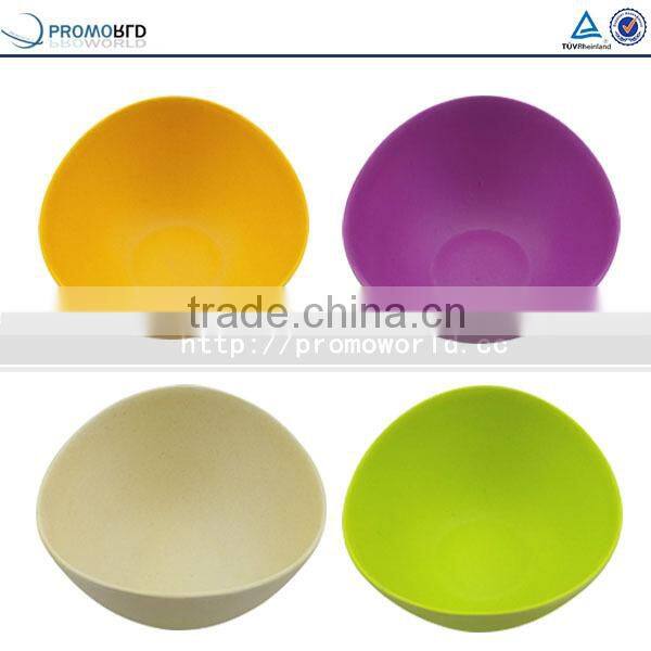 China Wholesale Eco friendly Colorful Dinnerware Personalized Bamboo Salad Bowl