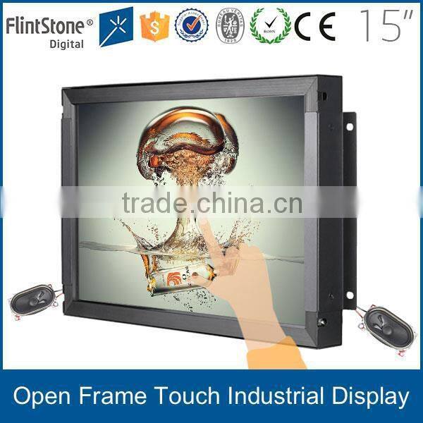 FlintStone 15 inch touch screen led monitor WIN7/Win8 best computer monitors