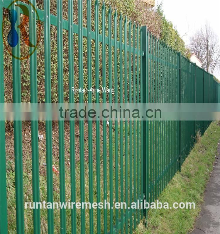 UK BS1722 Standard D-type palisade fence