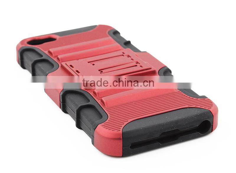 Kickstand skin armor for iPhone 5G 5S defender