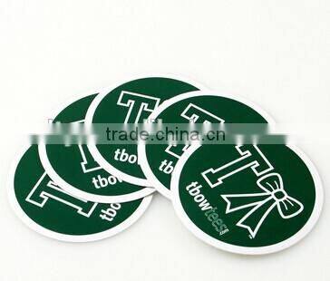 uv laminated business circular sticker (M-A457)