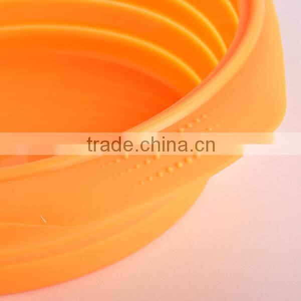 Silicone Ruber Colander with Cover