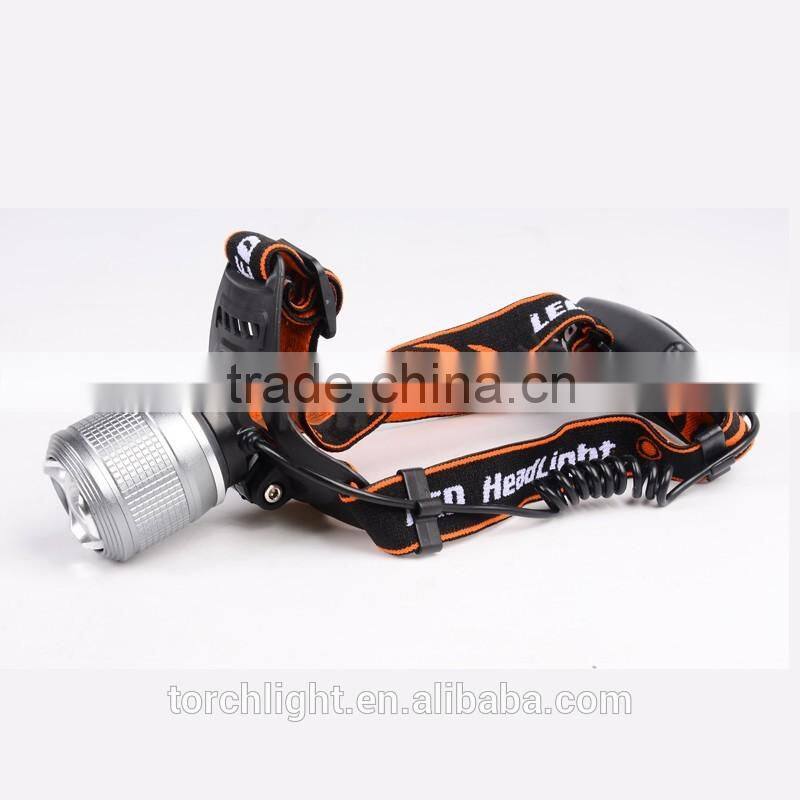 2000 Lumen ultra bright led headlights for camping&searching fashion design focus led head light