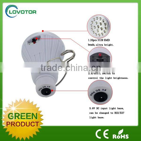 Outdoor solar lamps solar camping lantern lighting bulb