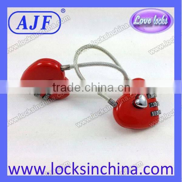 Cable luggage combination lock with a good discount