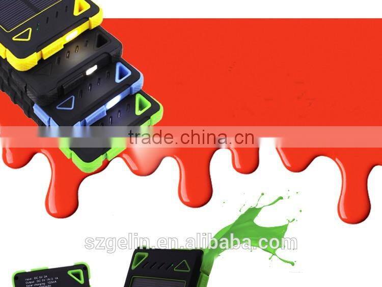 Solar power bank charge power bank 8000mah