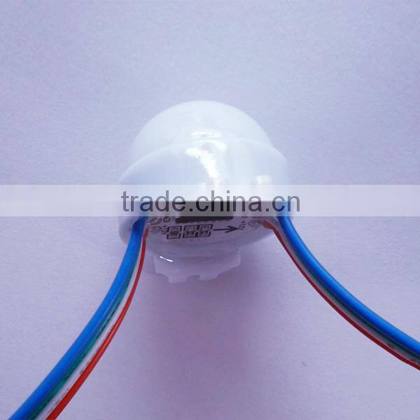 parallel connection led modules waterproof IP67 DC 12V Led pixel modules Diameter 30mm DMX512 led modules