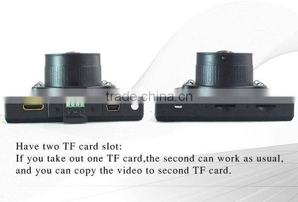 Newest High resolution+GPS+G-Sensor+WDR function wired mini digital car dvr