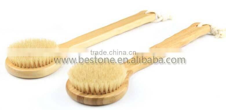 Custom Bamboo Bristle Massager Bath Brush