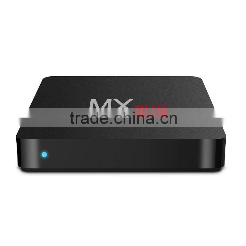 MX PLUS 4K Amlogic S905 Android 5.1 Lollipop Streaming Media Player Quad Core 64-bits Smart TV Box KODI Fully Loaded